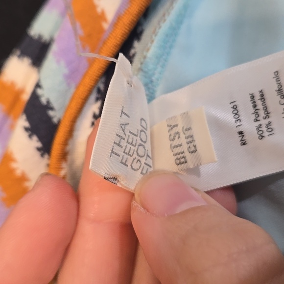 NWOT L Space Women Over The Moon Frenchi Striped High-Waisted Bikini Bottom Sz S - Picture 9 of 9